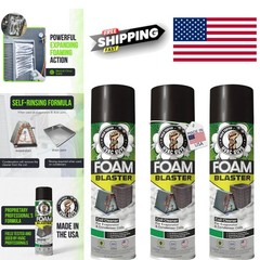 Citrus Scent HVAC Coil Cleaner Foam Spray For Evaporators Condensers 3 Pack