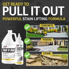! Concrete Oil Stain Remover: Pull It Out Removes and Cleans Oils, Greases fr…