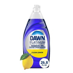 Lemon Scented Platinum Dishwashing Liquid Soap Powerful Grease Removal Bleach
