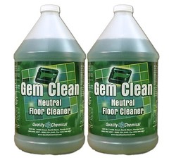 Gem Clean – a neutral floor cleaner concentrate – 2 gallon case