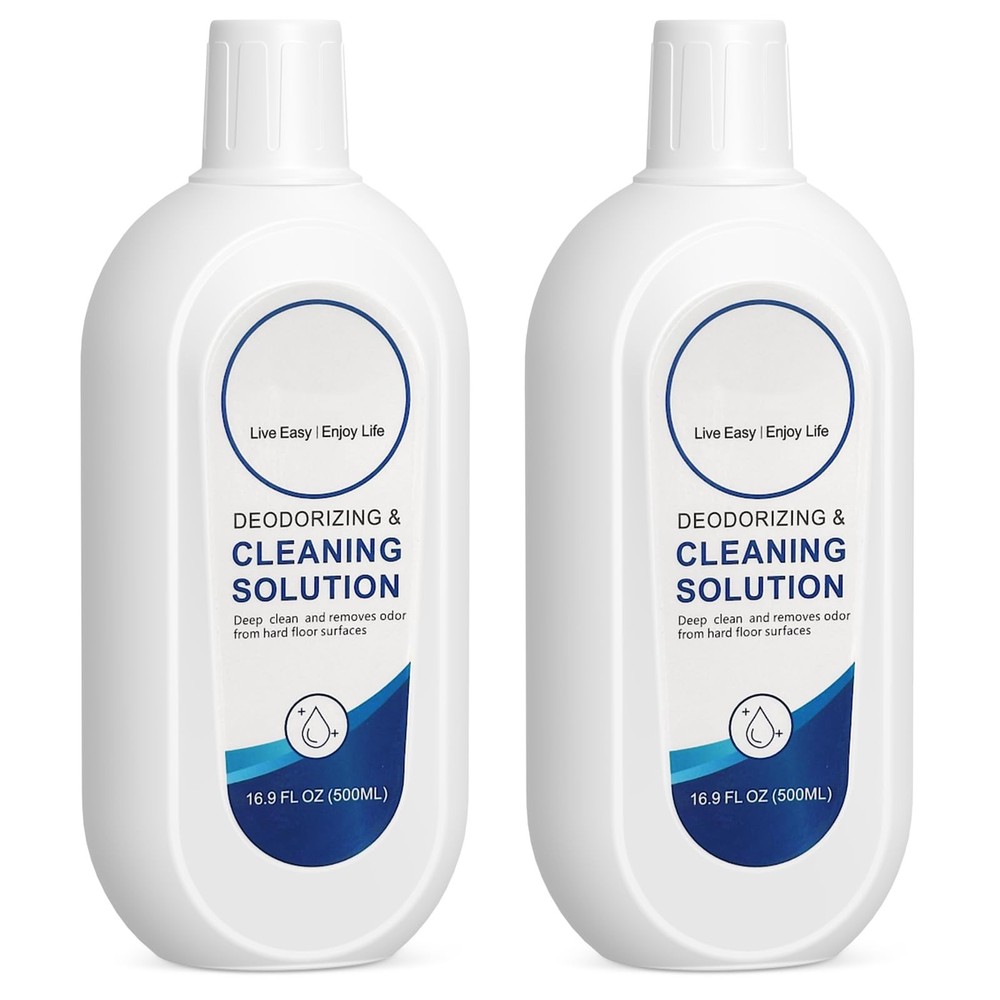 Floor Cleaning Solution 2 Pack for Tineco & Robot Vacuums – Concentrated Formula