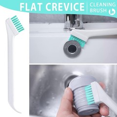 Small Cleaning Brushes Set, 4 pcs Crevice Household Cleaning Tool for Window Tra
