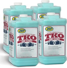 4 PACK Zep TKO Heavy-Duty Industrial Gritted Hand Cleaner Lemon – 1 Gallon NEW