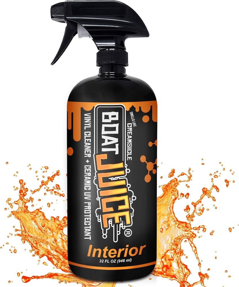 Boat Juice 2in1 Interior Boat Cleaner & Protectant Spray | Vinyl Boat Seat