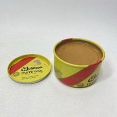 SC Johnson Paste Wax 16 oz Tin Can Original Formula 1988 Metal Wood Leather 95%