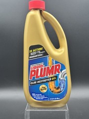 Liquid-Plumr Clog Destroyer Gel 32oz, Drain Cleaner with PipeGuard, Pro Strength