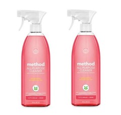 2 Pack – Method Pink Grapefruit All-Purpose Natural Surface Cleaner 28 oz Each
