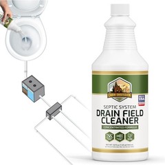 Septic System Drain Field Cleaner (32 oz) – Professional Strength Concentrated S