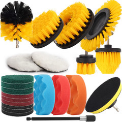 Drill Brush Set, 22 Pcs Drill Scrubber Brush Kit Includes All Purpose Drill Brus