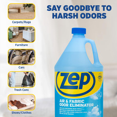 Zep Air & Fabric Odor Eliminator, Refresh Your Home, Office & Business, 128 oz