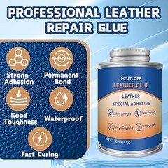 Adhesive,120ML Repair Glue Cement,Super Glue with Brush for Purses,Sofas,Furnitu