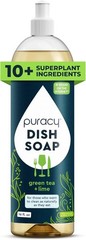 Natural Dish Soap Skin-Softening Plant-Based Dishwashing Soap Non-Toxic Dish