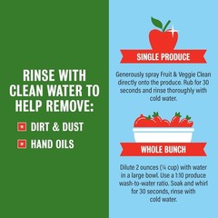 Fruit & Veggie Clean – Plant-Based Produce Cleaner – Natural Fruit and Vegeta…