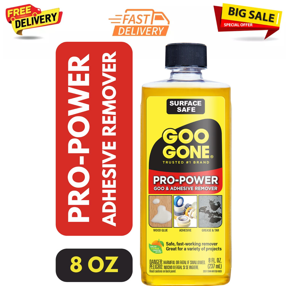 (8 Pack) Goo Gone 8 oz. Pro Power Adhesive Remover