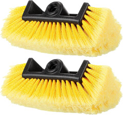 2 Pcs Car Wash Brush Head with Soft Detailing Bristle Flow through Car Cleaning
