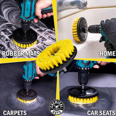 Foaming Citrus Fabric Clean Drill Brush Kit – High Foaming Stain and Odor Remove