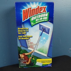 Windex Outdoor All-In-One Glass Cleaning Tool Starter Kit NEW SEALED