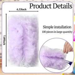 100 Pcs Duster Refills Compatible with Swiffer Dusters Bulk Disposable Replac…
