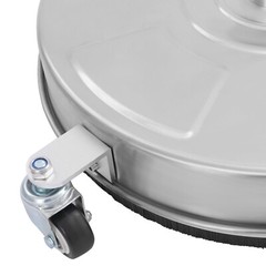 Modern 18-inch Surface Cleaner Stainless Steel Surface Cleaner with 4 Wheels NEW