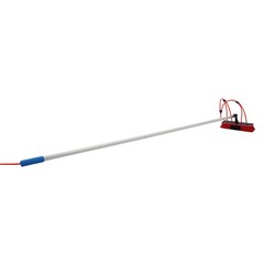 Long Reach Solar Panel Cleaning Brush Kit Outdoor Window Clean Water-Fed Rod Set
