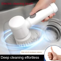 Power Scrubber Cordless Electric, Rotary Spin Cleaning Brush for Tub Floor Shoe