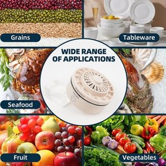 Portable Food Cleaner Vegetable Washer Rechargeable Fruit Veggie Purifier