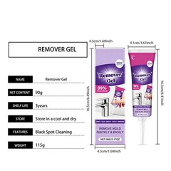 Cleaning Remover Gel,Powerful Household Cleaning Gel,Suitable for Bathroom…