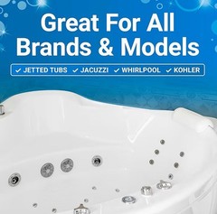 Ouster Jetted Tub Cleaner 12oz Bundle of 2 Deep Cleaner for Jets & Pipes NEW