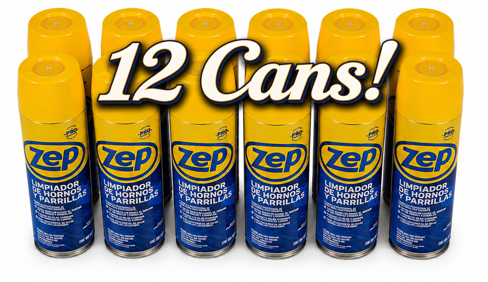 Zep Heavy-Duty Oven and Grill Cleaner ZUOVGR SPANISH 19 oz. (12) cans en espanol