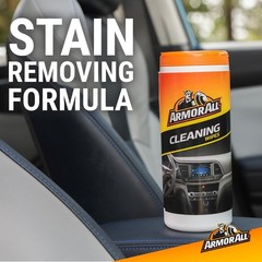 Armor All Car Cleaning Wipes 90 Count Canister Lint-free for Dashboards Vinyl