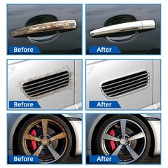 Iron Powder Remover, Rust Remover For Car Painted Tire Polishing 120ml