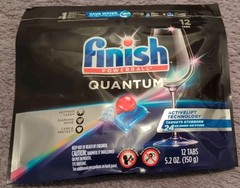 Finish QUANTUM – Degreaser, Clean, Shine, Scrubs, Tough Messes 12 ea (Pack of 1)