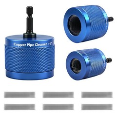 1/2″ 3/4″ & 1″ Copper Pipe Cleaner for Drill, Metal Tube Cleaning Brushes wit…