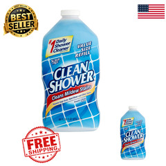 Daily Shower Cleaner Refill 60 Fl Oz No Scrub No Rinse Soap Scum Remover 4-Pack