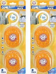 Odor Busterz by Arm & Hammer – 4 Pack Closet Deodorizer for 60 Days Freshness
