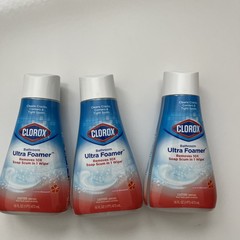 Clorox Bathroom Ultra Foamer Cleaner Spray Refill Island Blossom 16oz (3pack)
