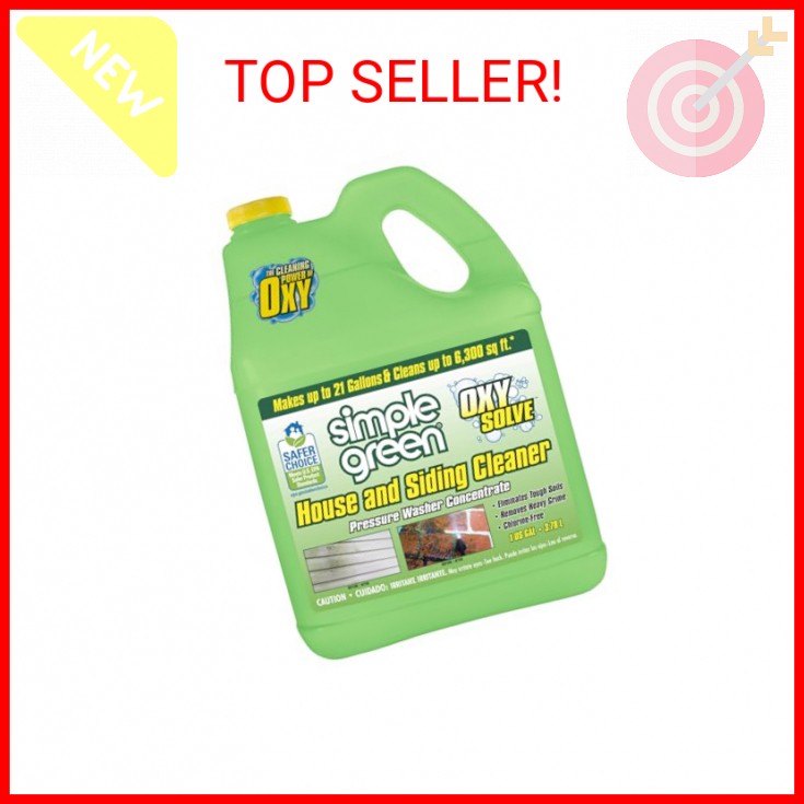 Oxy Solve House and Siding Pressure Washer Cleaner – Removes Stains from Mold &