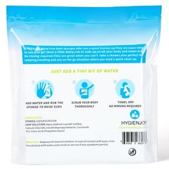 21% Larger,No Rinse Bathing Wipes for Adults-Rinse Free Bath Sponges,Soap Infuse
