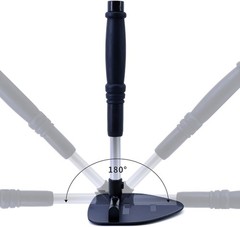 Microfiber Triangle Windshield Tool: Extendable Aluminum Handle & Color Options