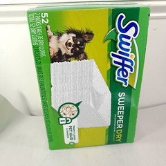 NEW Swiffer Sweeper Dry PET Sweeping Cloths Refills 52 count hair & dander