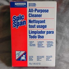 Vintage 1999 Spic and Span Powder Cleaner 27 oz Box Prop Collectible 22oz Full