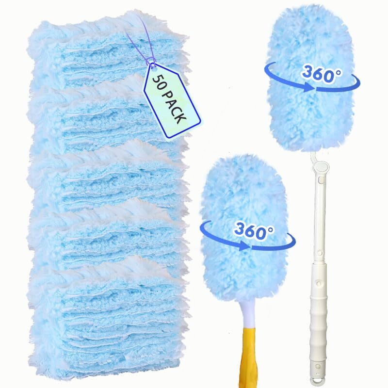 50 Count Duster Refills 360 Heavy Duty Duster Refills Compatible With Swiffer Mu