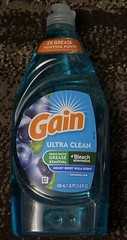 Gain Ultra Bleach Alternative Dishwashing Liquid Honey Berry Hula 21.6 fl oz
