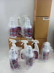 (Lot Of 5) Ultra Stainz-R-Out Lime & Calcium 32 Oz Concentrate Spray Bottle Sets