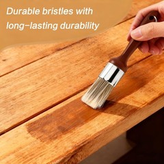 2pcs Ergonomic Salve Brush Set for Furniture, Leather & Wood Care – Soft Bristle