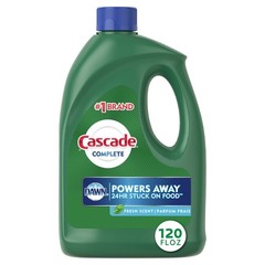 Cascade Complete Dishwasher Detergent Liquid Gel, Dish Detergent, Dish Soap