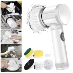 Power Scrubber Cordless Electric, Rotary Spin Cleaning Brush for Tub Floor Shoe