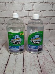 2 NEW Scrubbing Bubbles Automatic Shower Cleaner Refills 34 Oz Glade Refreshing