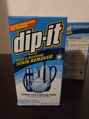 (2) Dip-It Food And Beverage Stain Remover – Soft Powder – NOS
