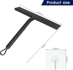 Shower Squeegee for Shower Glass Door Bathroom Accessories Squeegee Scraper S…